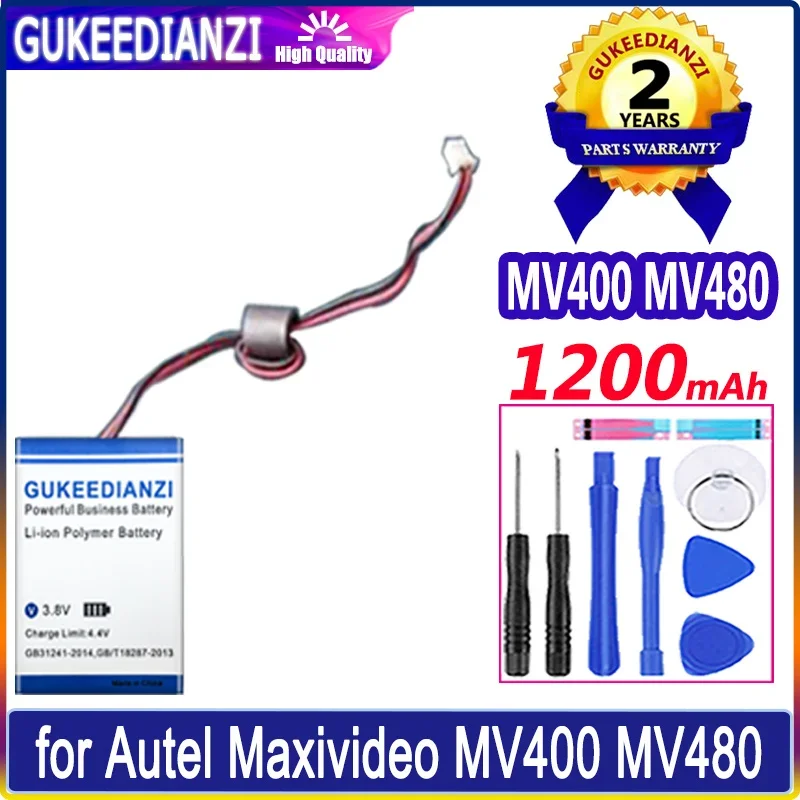 Перезаряжаемая батарея 1200 мАч для видеокамеры Autel Maxivideo MV400 MV480