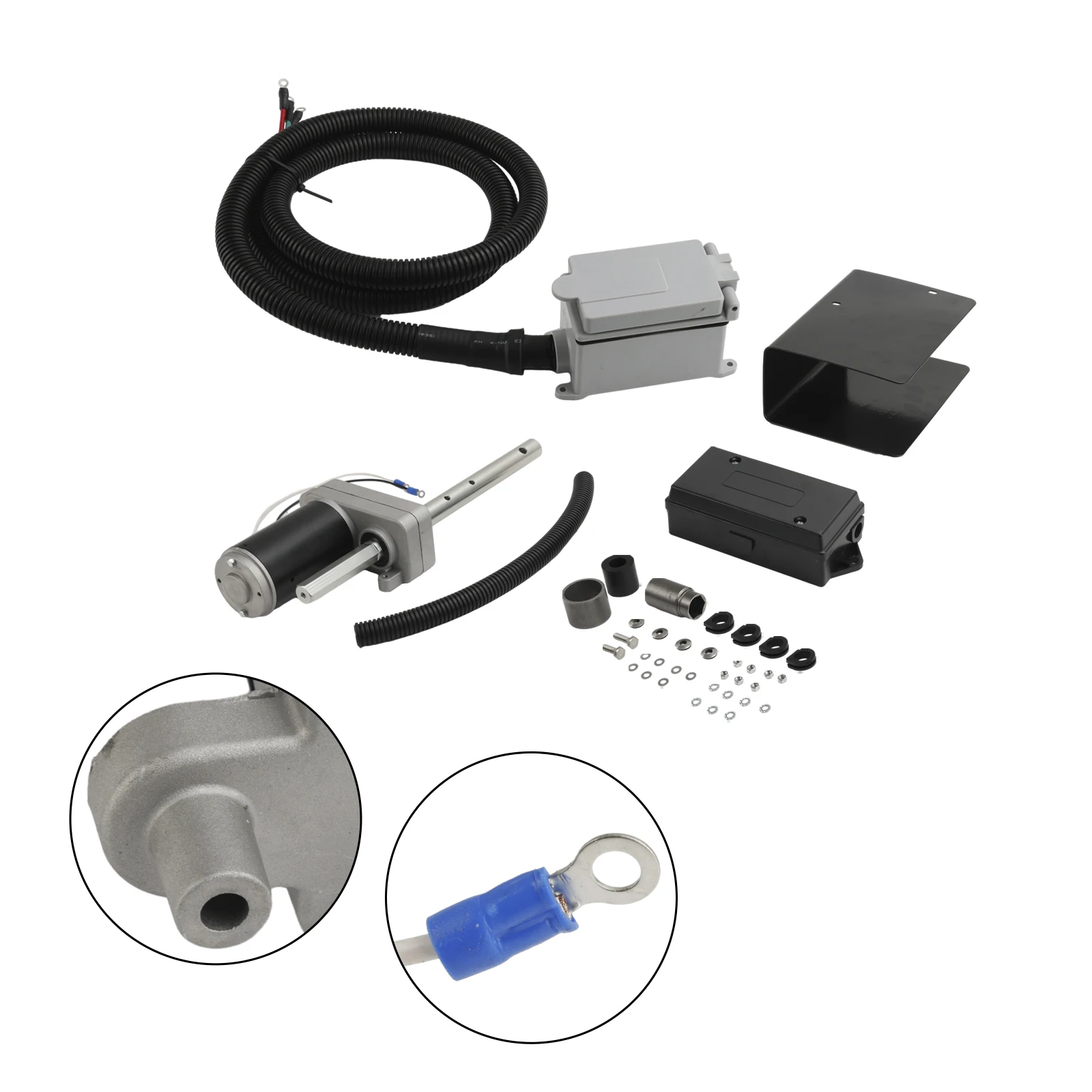 Artudatech New Electric Powered Trailer Jack Kit -12000 lbs Replace 1824200100