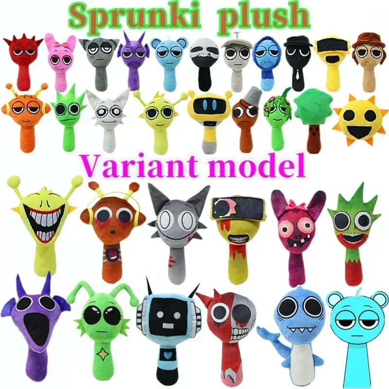 Sprunki Incredibox Plush Toys Sprunki Plushie Soft Game Cartoon Oren Wenda Peluche Pillow Stuffed Dolls Birthday Christmas Gifts