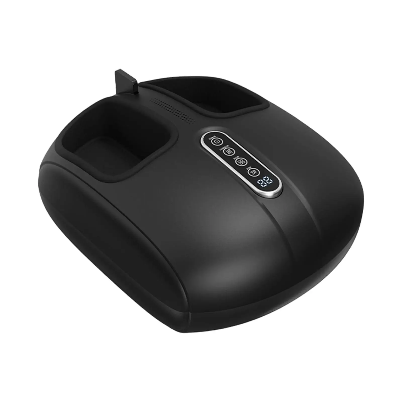 

Массажер для ног с функцией разминания, комфортный, практичный, с пятью уровнями интенсивности, регулируемый нагреватель для мамы, папы, взрослых, женщин и мужчин.