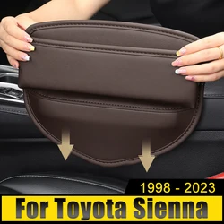 Car Seat Crevice Slot Storage Box Gap Bag Built-in Cover For Toyota Sienna XL10 XL20 XL30 XL40 1998-2019 2020 2021 2022 2023