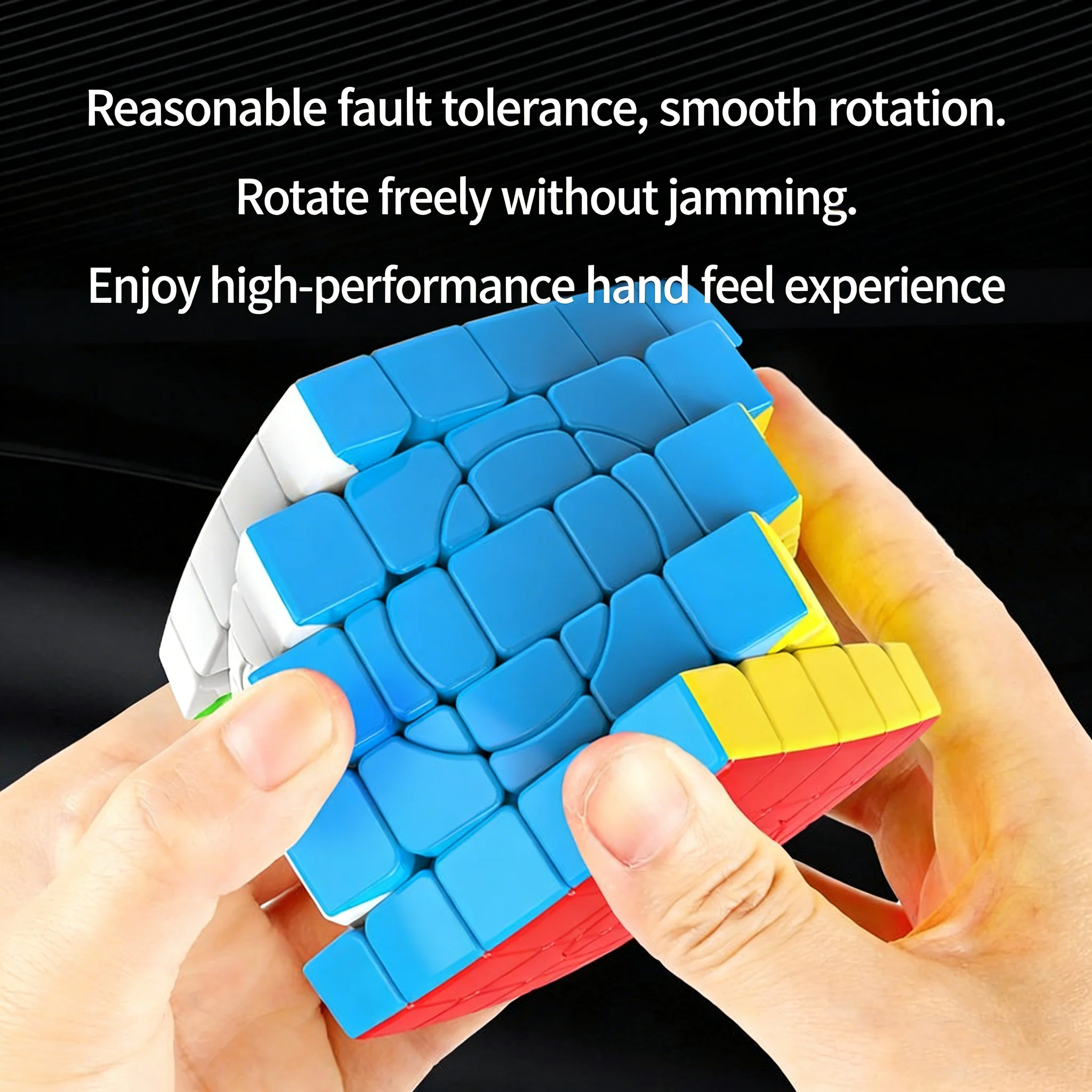 SENGSO 5x5 크레이지 큐브 1.0/2.0/3.0/4.0 업그레이드 에디션 - 다양한 플레이스타일, 스티커 없음, 다채로운 고난이도 퍼즐 장난감