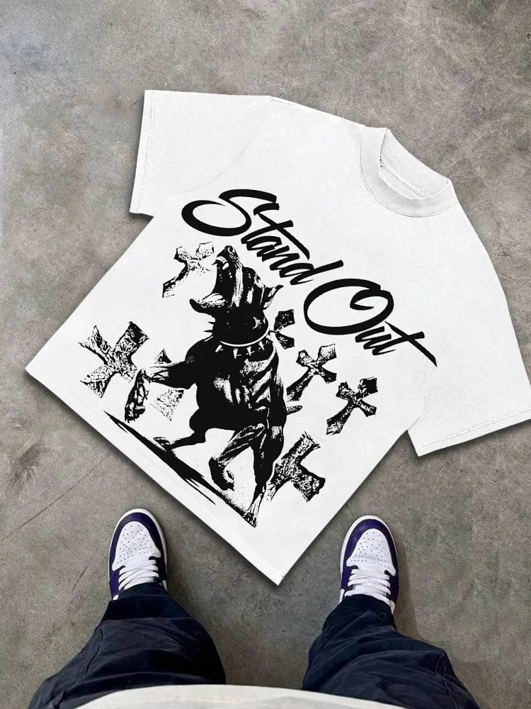 

Футболки Harajuku с буквенным графическим рисунком Y2k, топы для мужчин и женщин, уличная футболка большого размера, уличная одежда на выбор, винтажная футболка