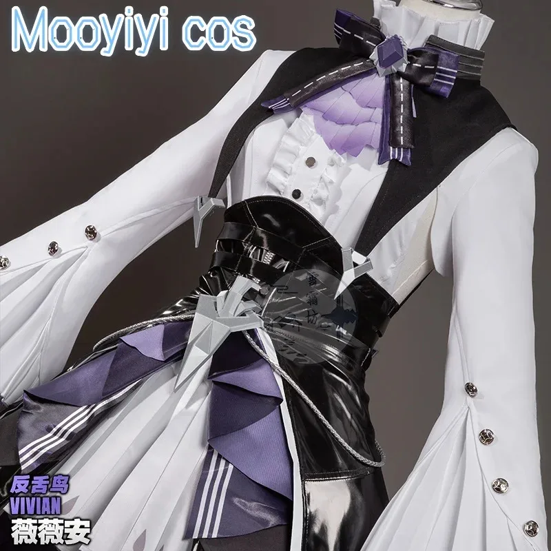 Recém jogo zenless zona zero zz novo vivian cosplay traje halloween natal role play festa quadrinhos S-XXL saia sexy