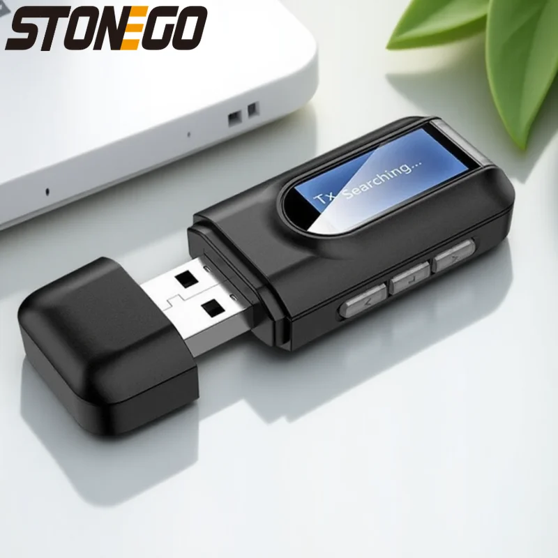

Адаптер Bluetooth 5.0 USB Bluetooth-приемник-передатчик для автомобильного ПК, ТВ, HD-аудио, беспроводной адаптер