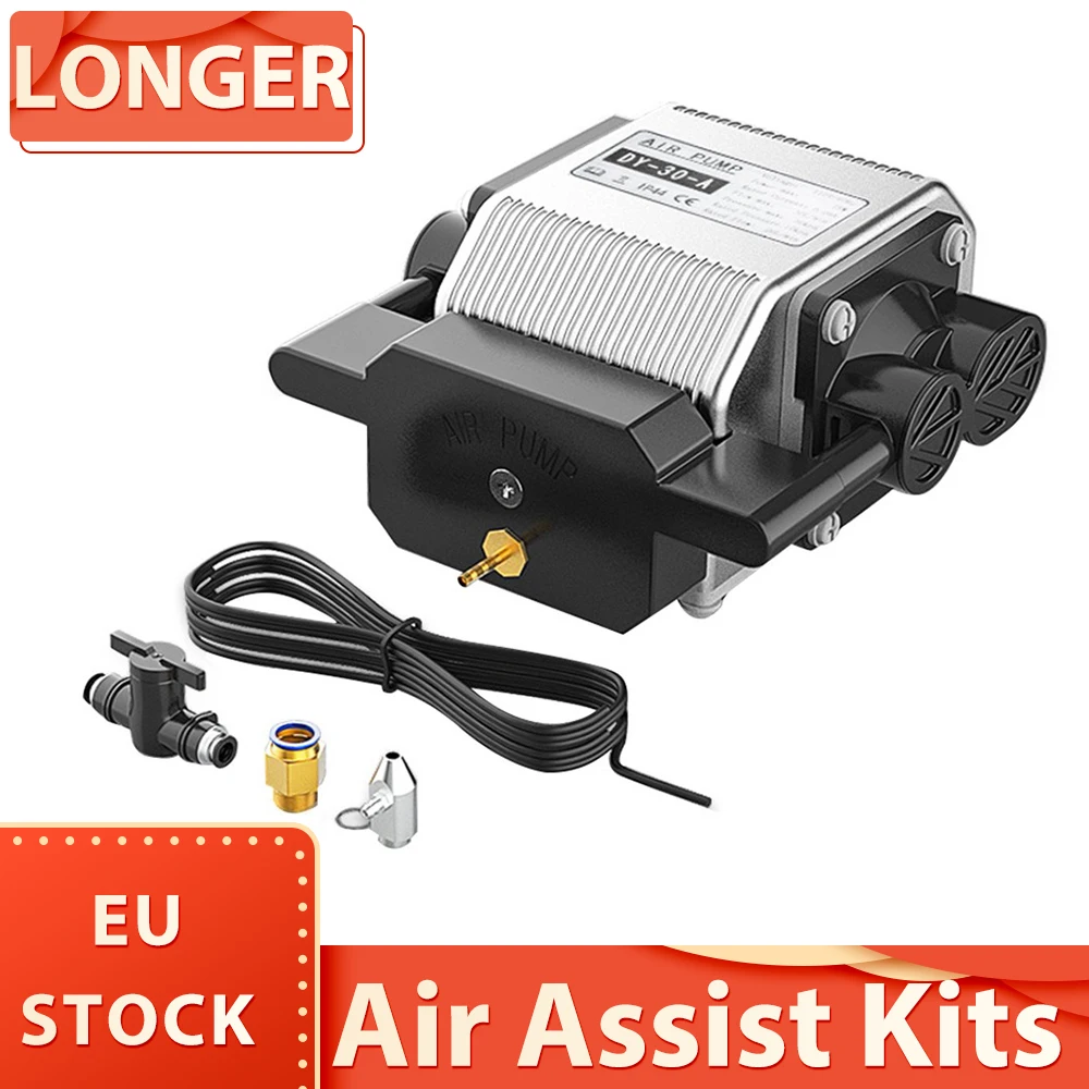 Longer RAY5 10W Laser Engraver Air Assist Kits, 30L/Min Max Air Flow