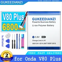 GUKEEDIANZI Battery for Onda, Big Power Battery, 6800mAh, V80 Plus, 5-Wire Plug, OC801, OI100, V80SE, OI101