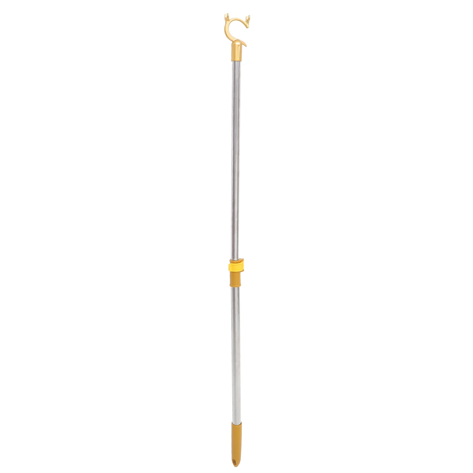 

Telescopic Clothesline Pole Retractable Rod Aluminum Clothing Closet Reach Sticks Adjustable Long Easy Use