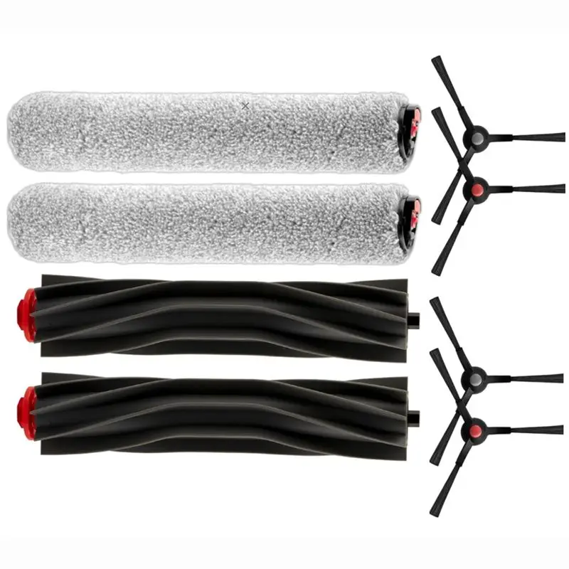 

Набор из 8 аксессуаров для робота-пылесоса Eufy Omni S1 Pro: основная щетка, боковые щетки, вращающаяся насадка для влажной уборки