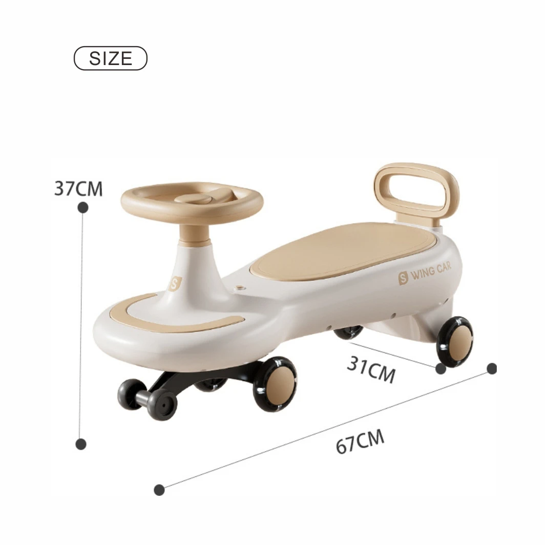 دراجة توازن الطفل، سيارة تذبذب الوالدين والطفل مع تصميم وموسيقى مضادة للطرف للأولاد والبنات من عمر 1 إلى 8 سنوات للعب الداخلي والخارجي #2