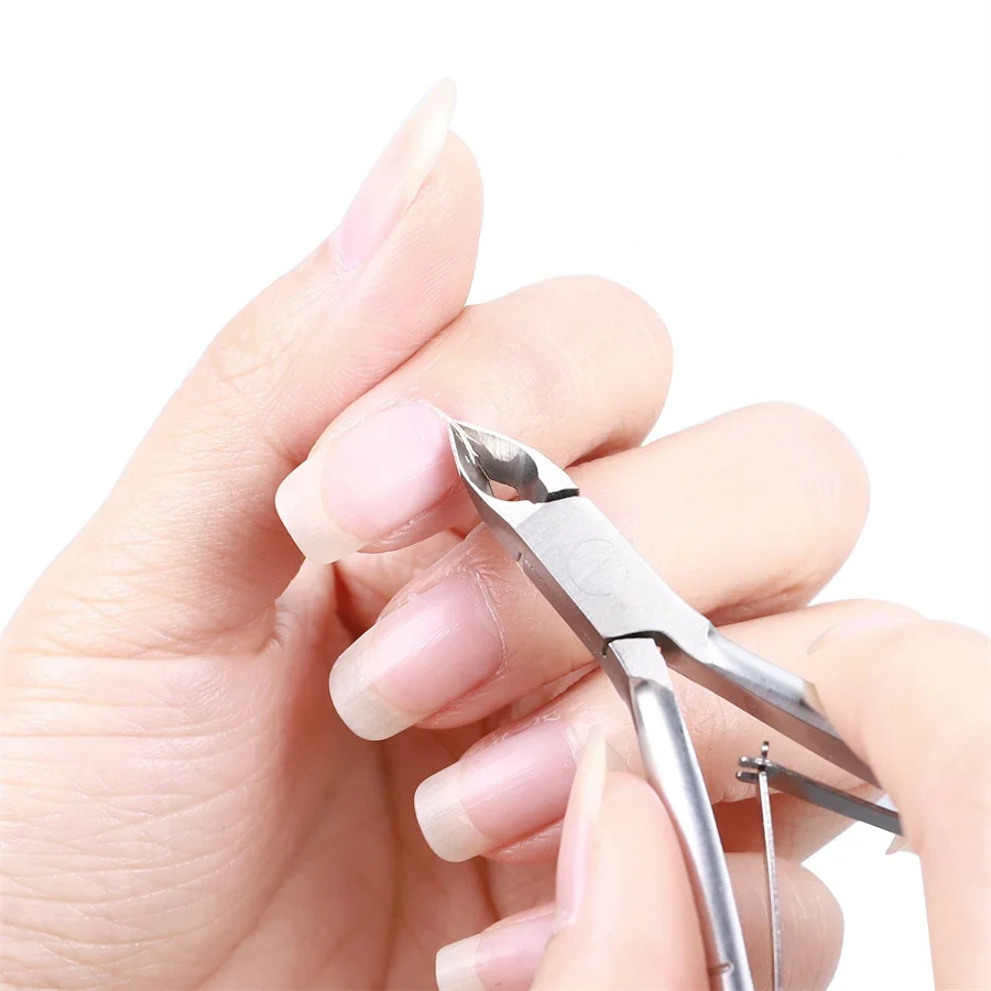 1PC Nail Cuticle Nipper Scissors Stainless Steel Manicure Clipper Dead Skin Remover Pedicure Eagle Beak Pliers image 6