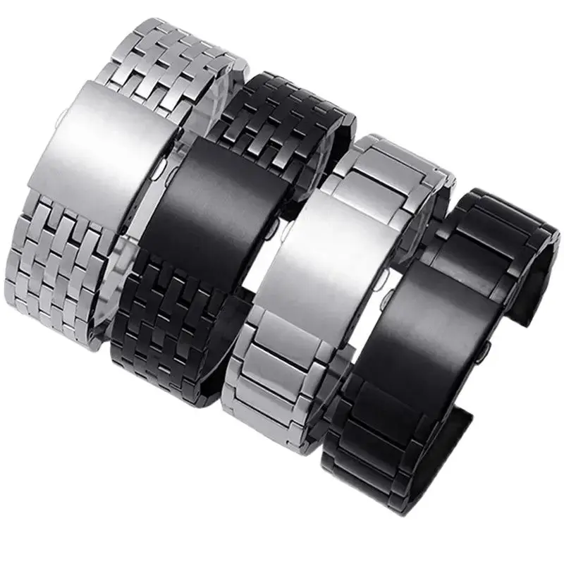 Solid Stainless Steel Watch Strap for DIESEL Male Large Size Dial DZ7395 DZ7370 DZ4323 DZ4283 Bracelet Watchband 22mm 24mm 26mm