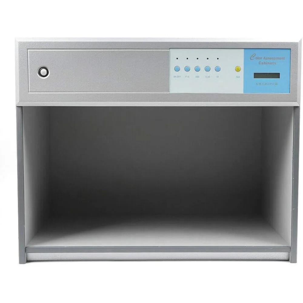 خزانة تقييم الألوان بمصدر الضوء بأربعة ألوان لطباعة وصباغة النسيج، وحدة تحكم بالألوان الصناعية ذات المدى الطويل #2