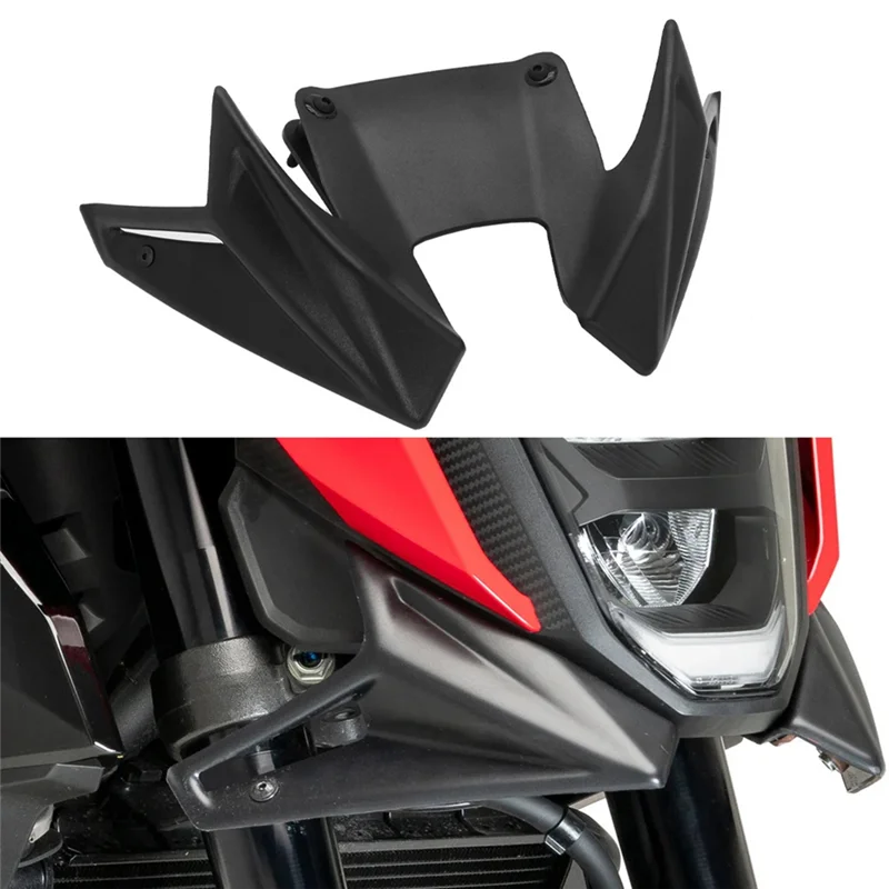 

Спойлер переднего крыла мотоцикла для Honda CB500 Hornet 2024 2025, прижимная сила, голый аэродинамический обтекатель, черный