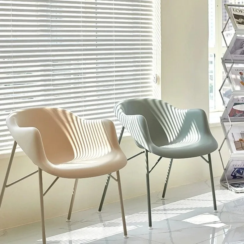 

Nordic Backrest Dining Chair, Designer Small Dining Table Chair, Simple Milk Tea Shop Chair, Trendy Leisure Chair