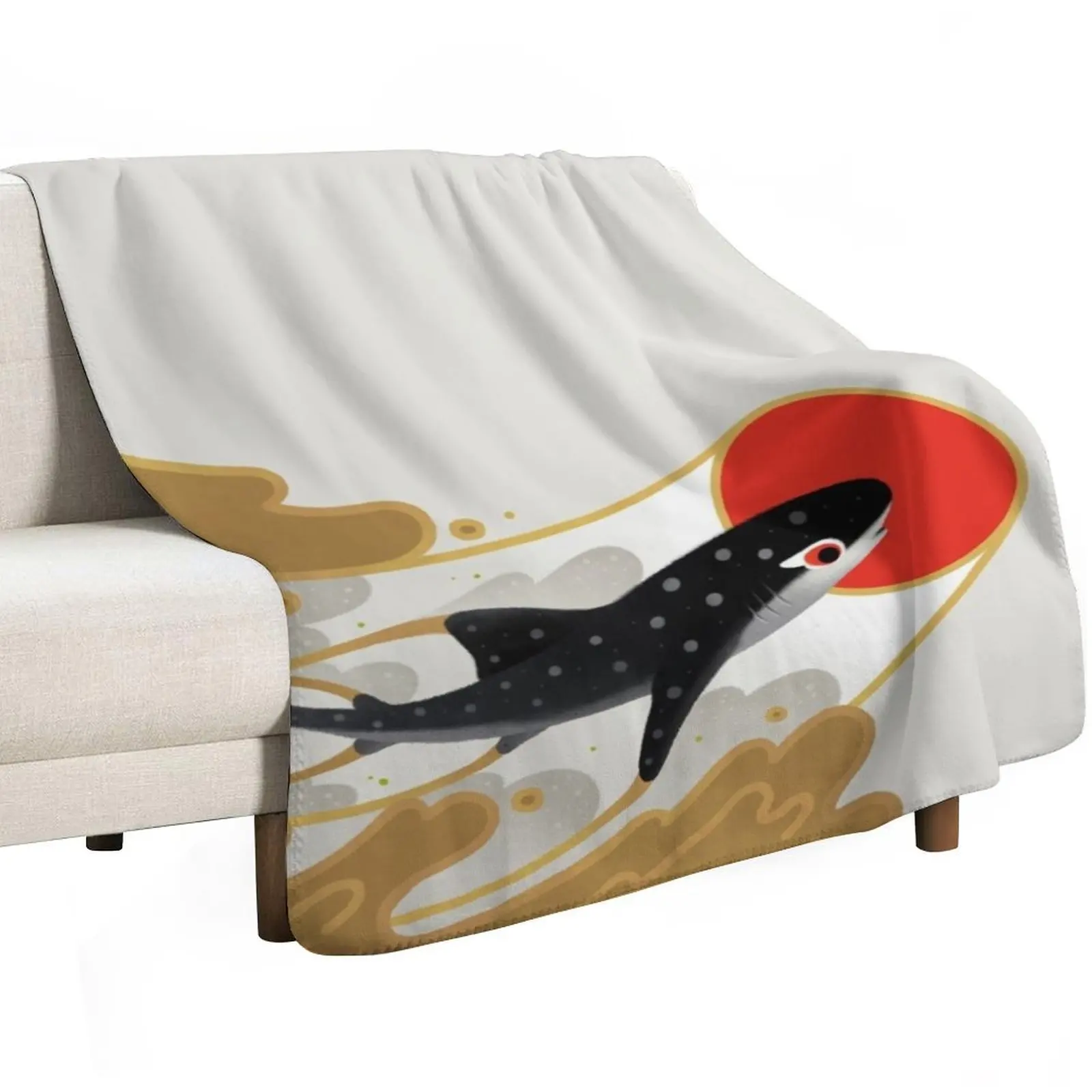 Whale shark Throw Blanket cosplay anime Custom blankets and throws Fashion Sofas warm for winter Bed Fashionable Blankets