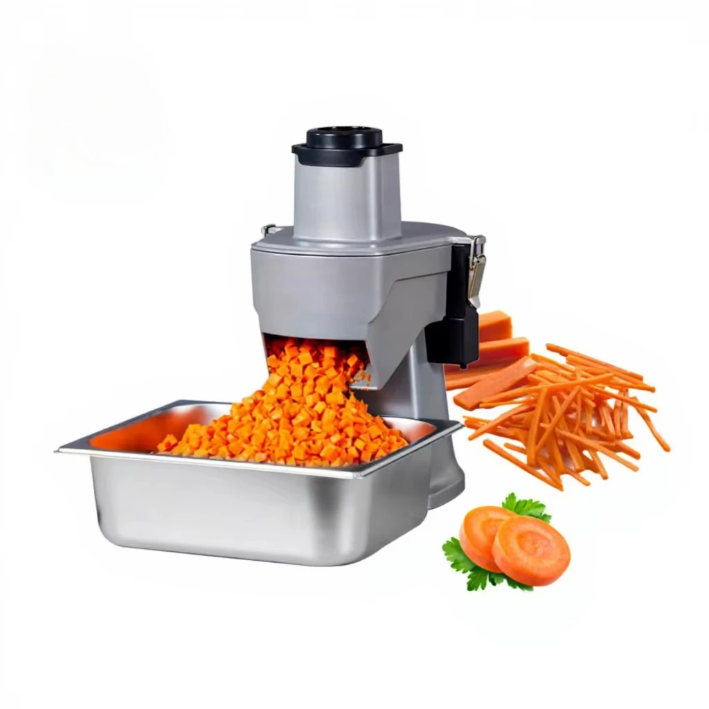 100 Kg/h Commercial Multifunctional Vegetable Dicing Machine Potato Carrot Onion Vegetable Cutter Cube Cutting Machine