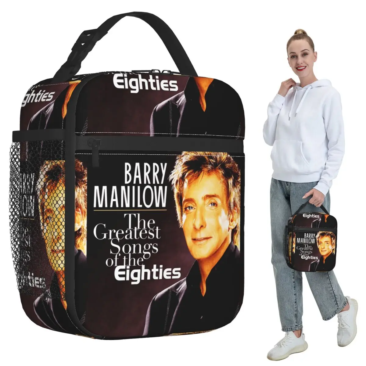 

Популярная термосумка для обедов от музыканта Барри Манилоу для женщин, офисная термосумка-холодильник для еды, портативный контейнер для обедов