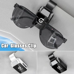 Car Interior Sun Visor Glasses Holder Sunglasses Case Eyeglasses Clip For Volvo XC60 V50 V40 XC90 S60 S40 S80l V90 V60 EX90 XC40