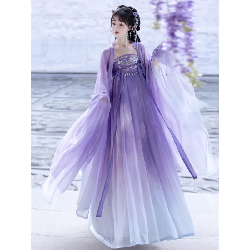 

Cosplay Costumes Stage Show Traditional Hanfu Women Clothing Chinese Dress Fairy Vintage Clothes Ethnic Style Dance Wear Party