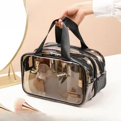 Women Travel Storage Bag Cosmetic Bag Makeup Bag Travel Organizer Bags PVC Waterproof Washbag Transparent Cosmetic Cases