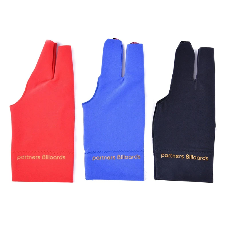 1pc Spandex Snooker Billiard Cue Glove Pool Left Hand Open Three Finger Accessory Dropshipping