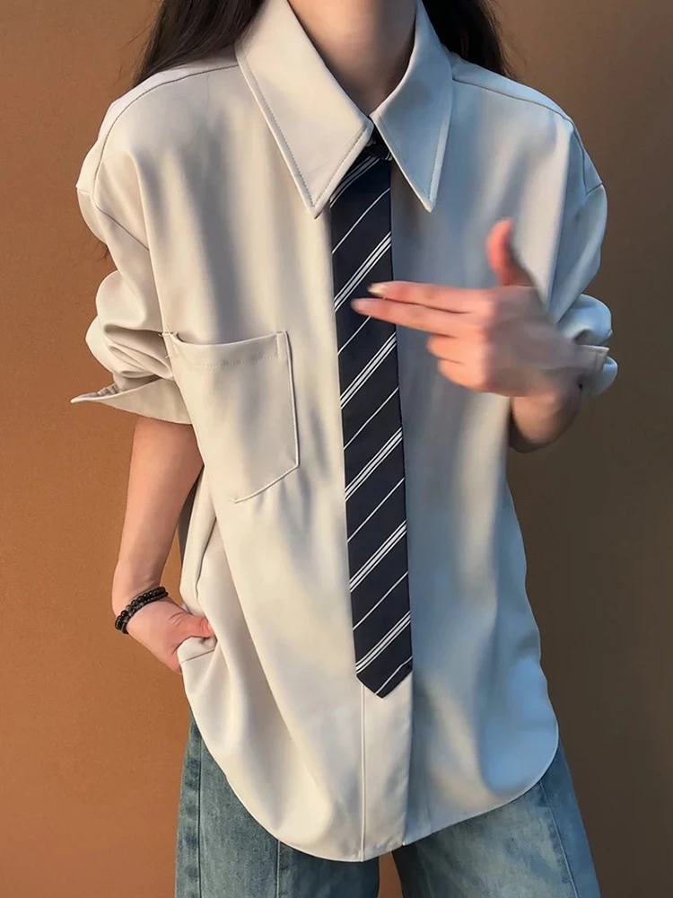 

Trendy American Sle Long Sve irt Men's Plaid Design High-End Feel Polyester Spandex Blend Casual Sle Spring Wear