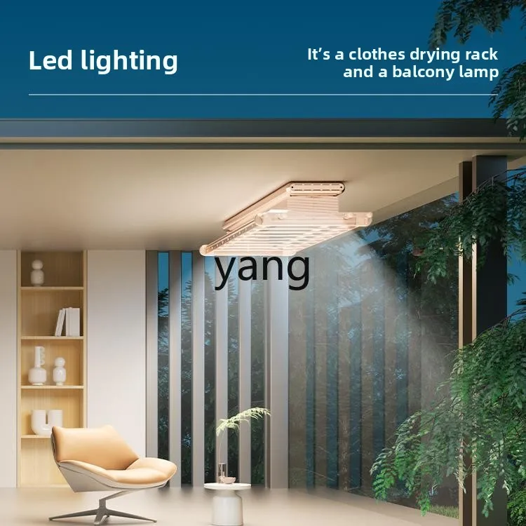 YJQ intelligent electric drying rack household drying rod intelligent drying remote control lifting