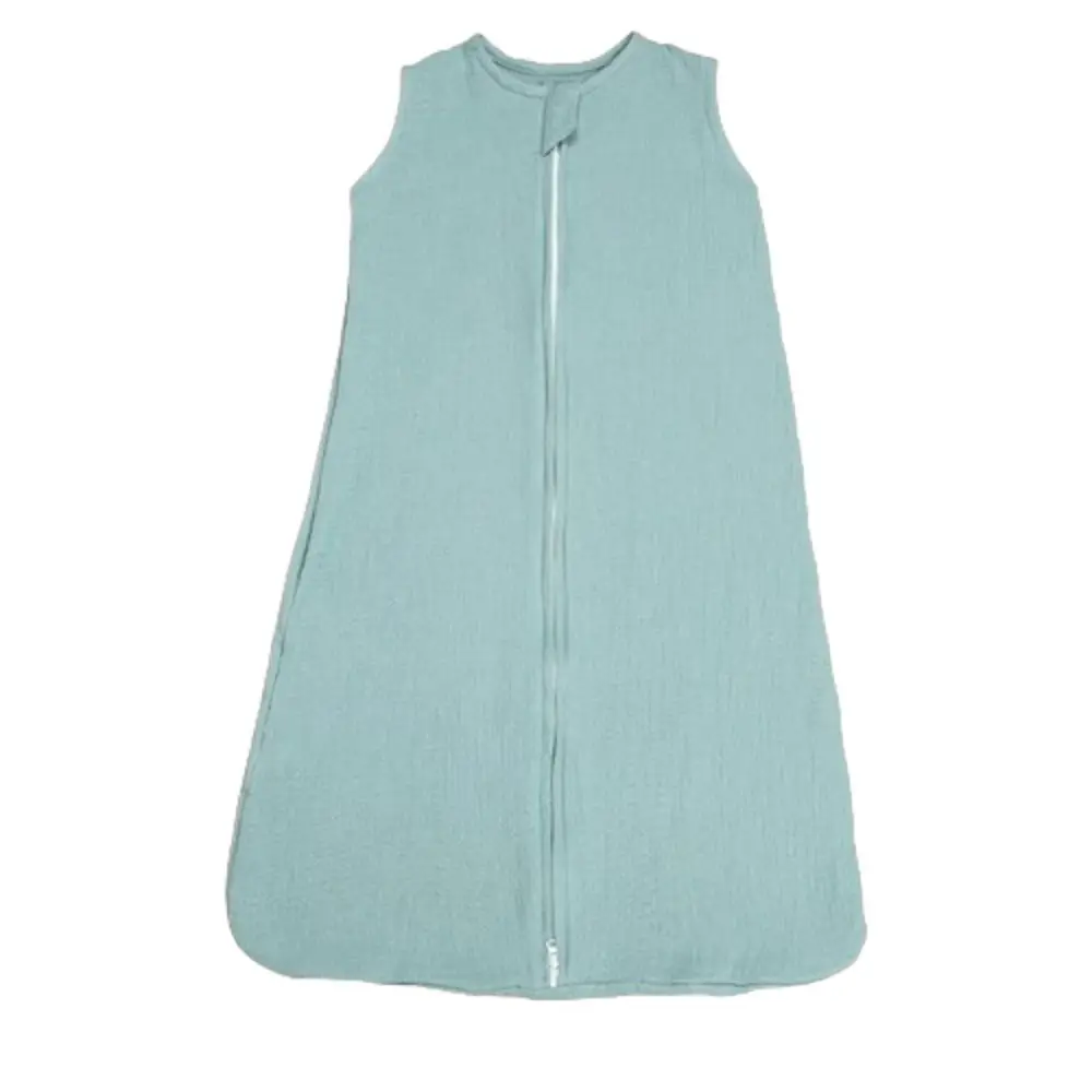 

Anti-Kick 0-12 Months Baby Sleep Sack 2-Ways Zipper Cotton Infant Sleep Bag Sleeveless Thin Baby Swaddle Blanket Toddler