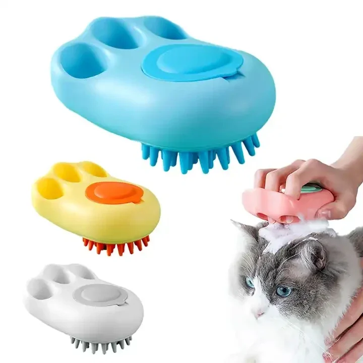 Professional Massage Shampoo Dispenser Grooming For Pet Supplies Wholesale Dog Bath Brush Multi Functi Customization