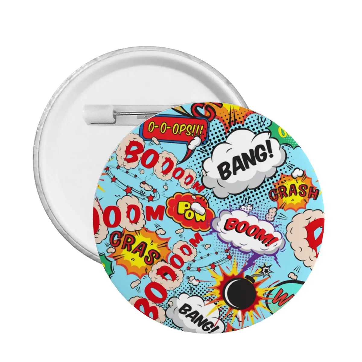 Супергерой мультфильм аниме булавка значок комиксов поп-арт взрывы узор сумки Pinback пуговицы броши друзья подарок