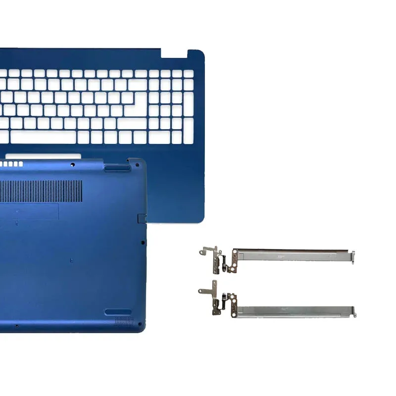 

New For Inspiron 15 5584 Laptop Hinges Palmrest Top Housing Shell Bottom Case Blue 0JX9NR 0GYCJR