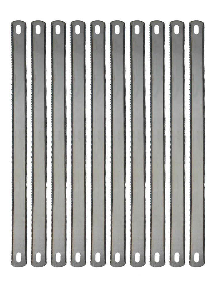 10 pçs dupla face lâmina de serra de aço lâmina de serra de corte de cerâmica scratcher para madeira plástico jigsaw folhas corte de metal multitoo