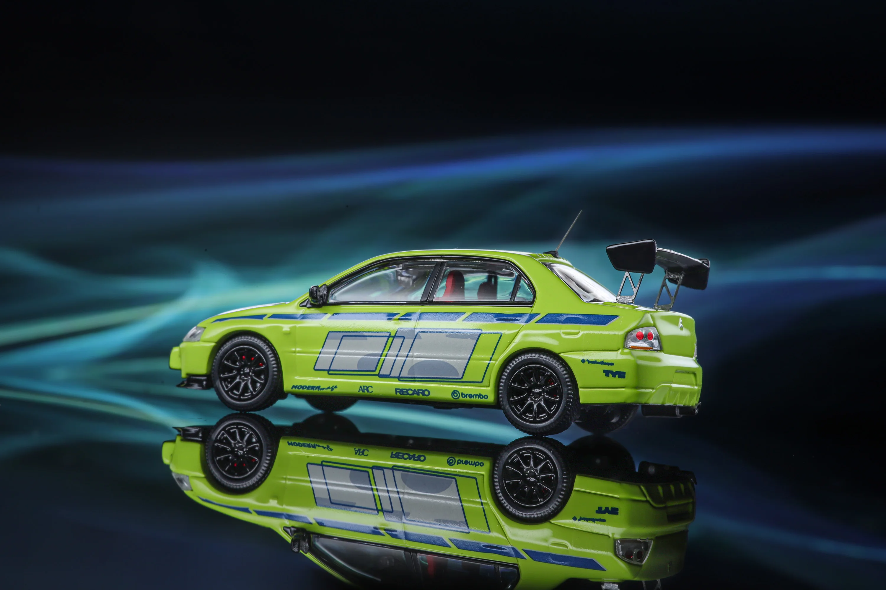 Speed GT 1:64 Evolution EVO IX The Fast and the Furious 2 Green Diecast Model Car