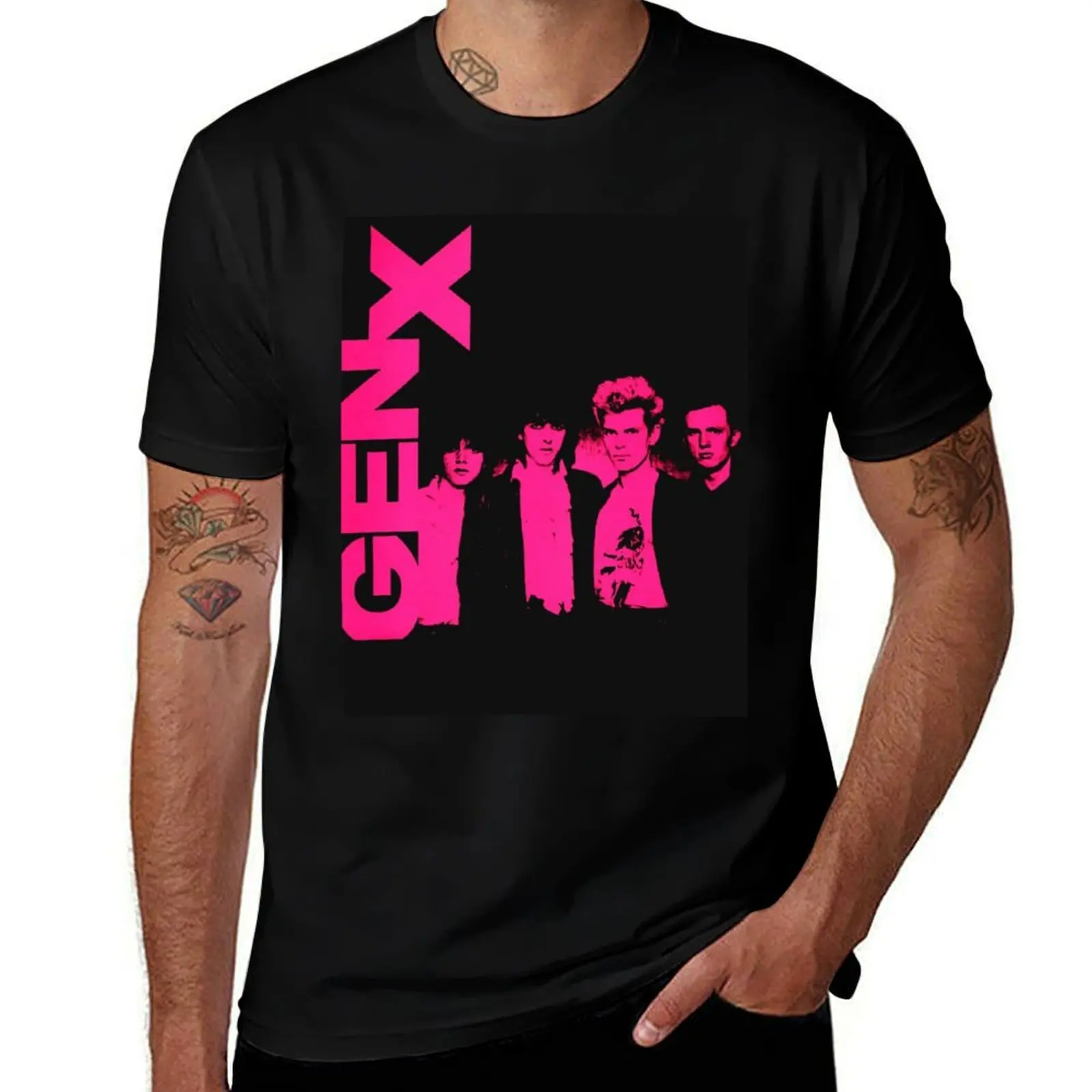 

Gen X Vintage Logo T-Shirt anime tshirt t shirt men 100% cotton luxury brand T-Shirt