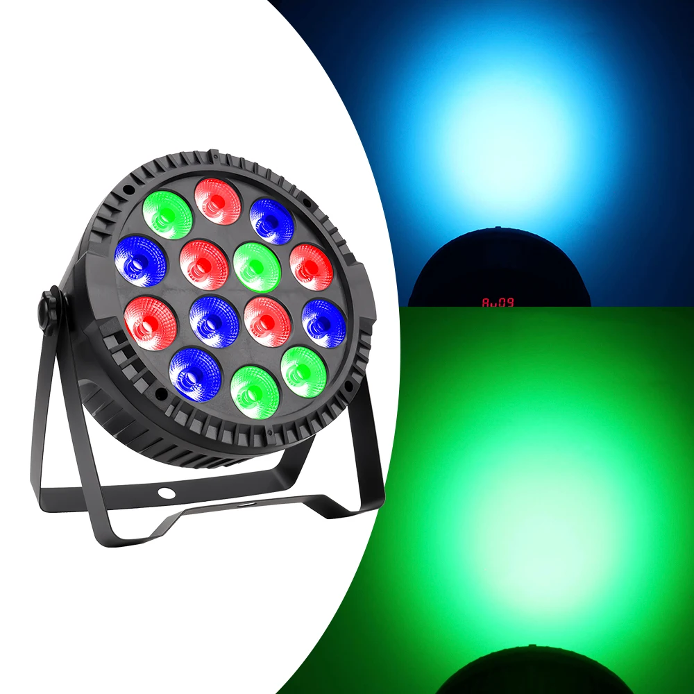 14PCS *10W LED Par Light Dj Club RGBW Stage Lighting Sound Control Christmas Decoration Background Lights Disco Party Device