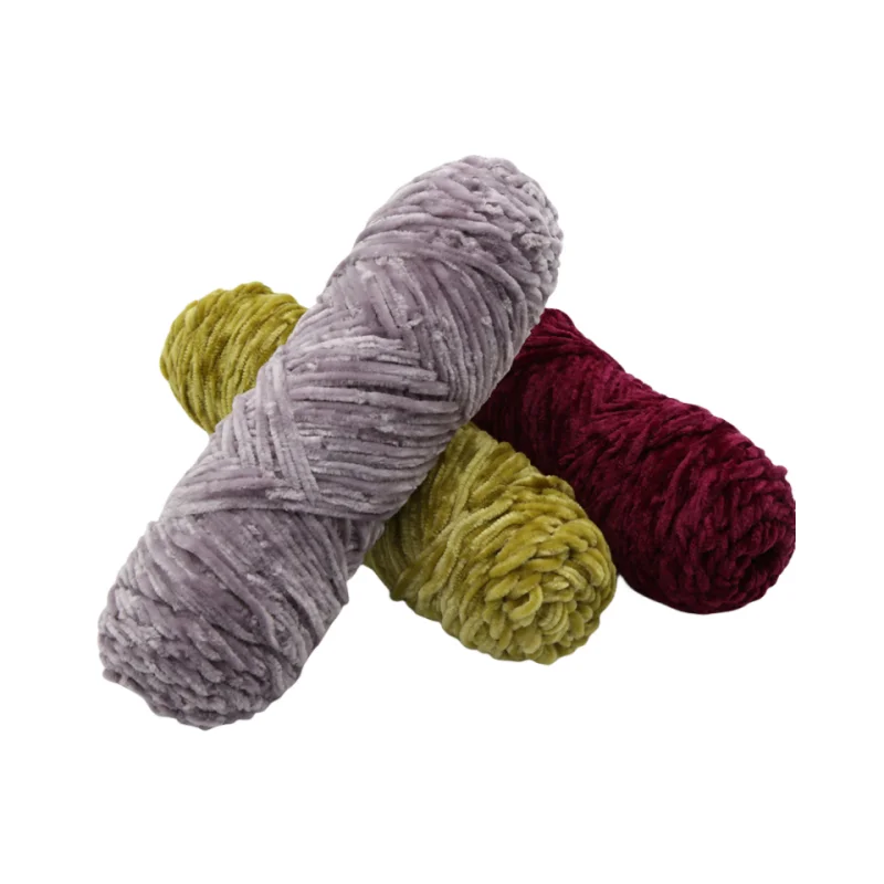 100G Chenille Velvet Crochet Yarn Thick Wool For Knitting With Hands Accessories Cotton Thread For Knitting Baby Sweater Scarf