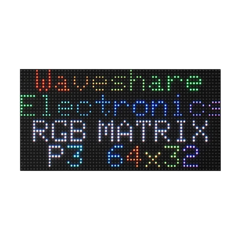 RGB Full-Color LED Panel 3mm Pitch 64 × 32 Pixels Adjustable Brightness Options Standard Version / GOB Version