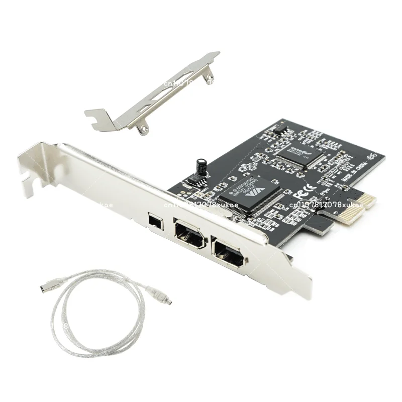 

Настольная карта PCI-E1394 DV HDV HD Карта видеозахвата Карта Fireline Интерфейс PCIE1X Чип VIA