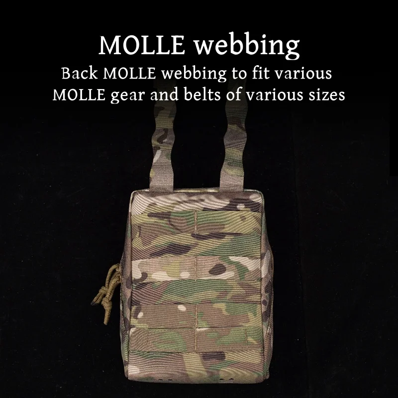 Camouflage portable multifunctional sundry bag, storage bag, MOLLE system loading