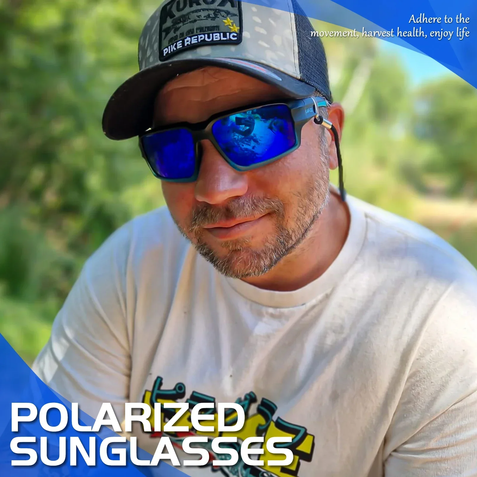 Kapvoe gafas de sol polarizadas para pescar, gafas deportivas para ciclismo, Camping para hombres, MTB, bicicleta de montaña, gafas para mujeres, patinaje de velocidad en carretera