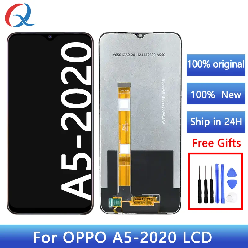 OPPO A5 용 디지타이저 어셈블리, 2020 LCD 디스플레이, OPPO A5 2020 A11 A11X 화면 교체 