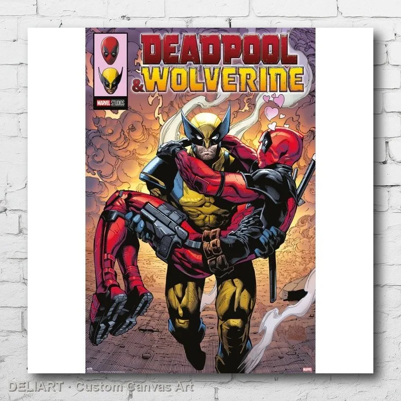 

DEADPOOL AND WOLVERINE - PRECIOUS CARGO COMIC Canvas Poster Custom Size Available Room Decoration Home Decor Wall Art