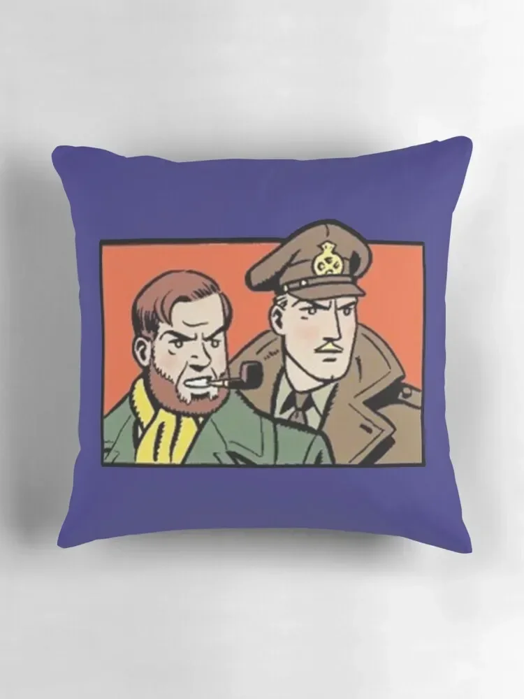 Bannière de personnages Blake et Mortimer, oreiller décoratif, coussin de canapé, décoration de luxe