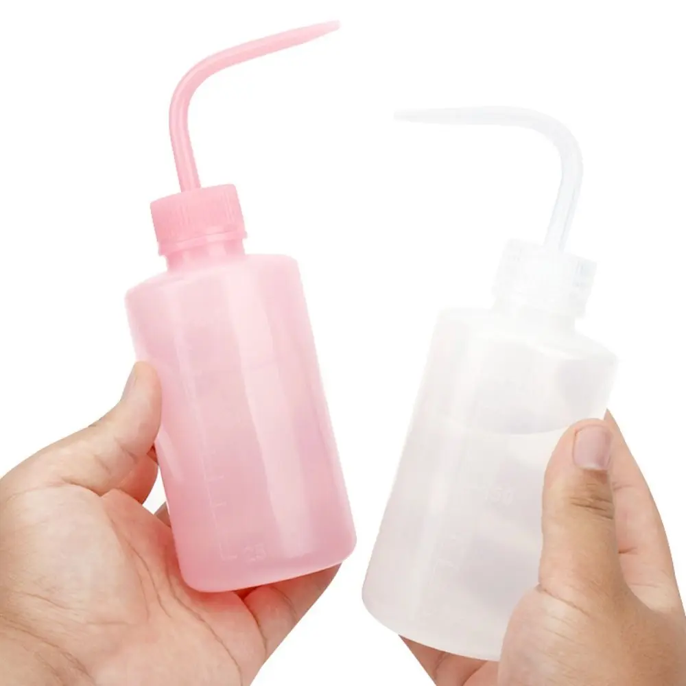 2PCS Plastic Tattoo Squeeze Bottle Eyebrow Remover Skin Care Graft Lash Cleanser Bottle White 250ML Washing Bottle Man