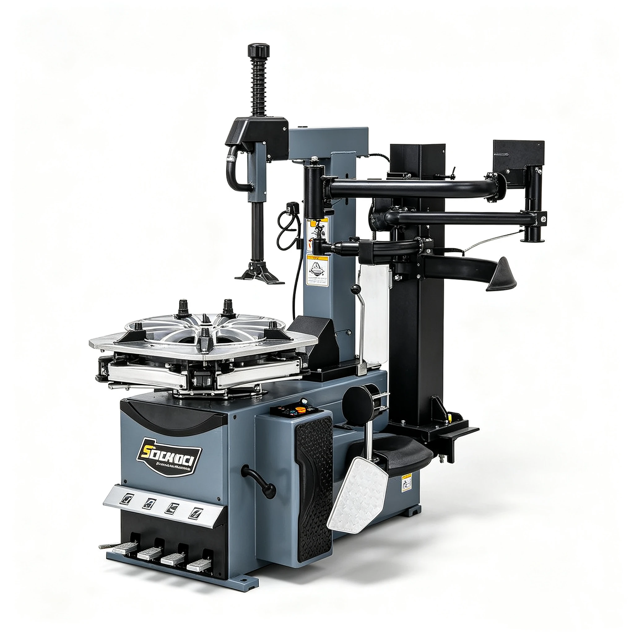 Durable Semi Auto Tire Changer Heavy Steel Body Car SUV Vacuum Tyre Changing Machine for Long Time Use