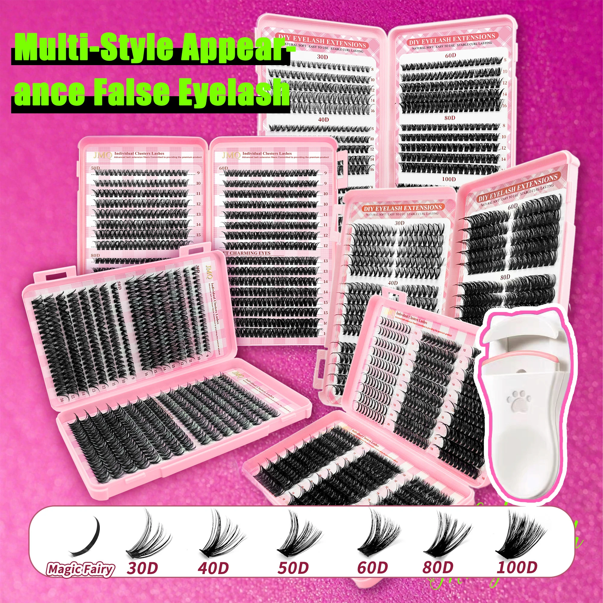 Profissional lash cluster organizador livro portátil caso de armazenamento para lash artistas manter clusters seguro organizado viagem amigável kit