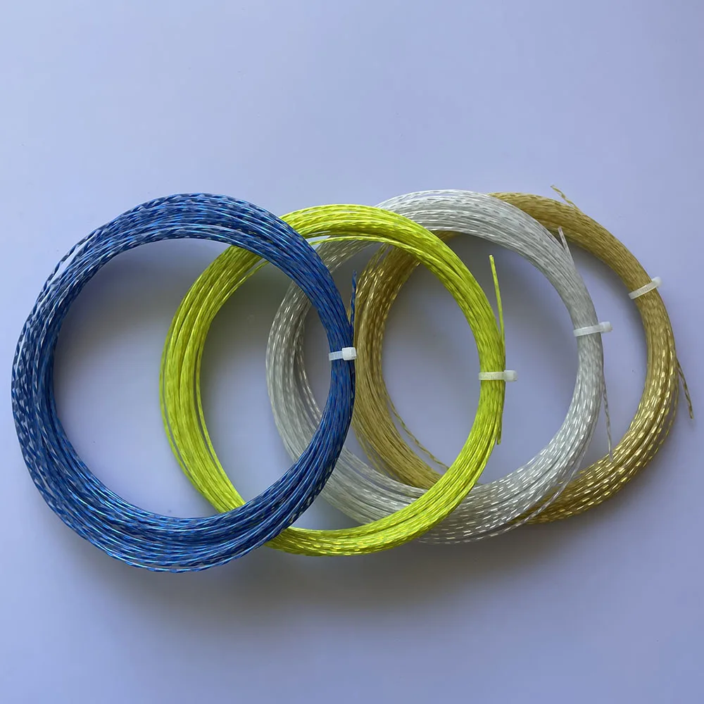 

(4pcs/lot) Tennis Nylon Soft Synthetic Spinning Tennis String 12M 1.30mm Tennis Racket String