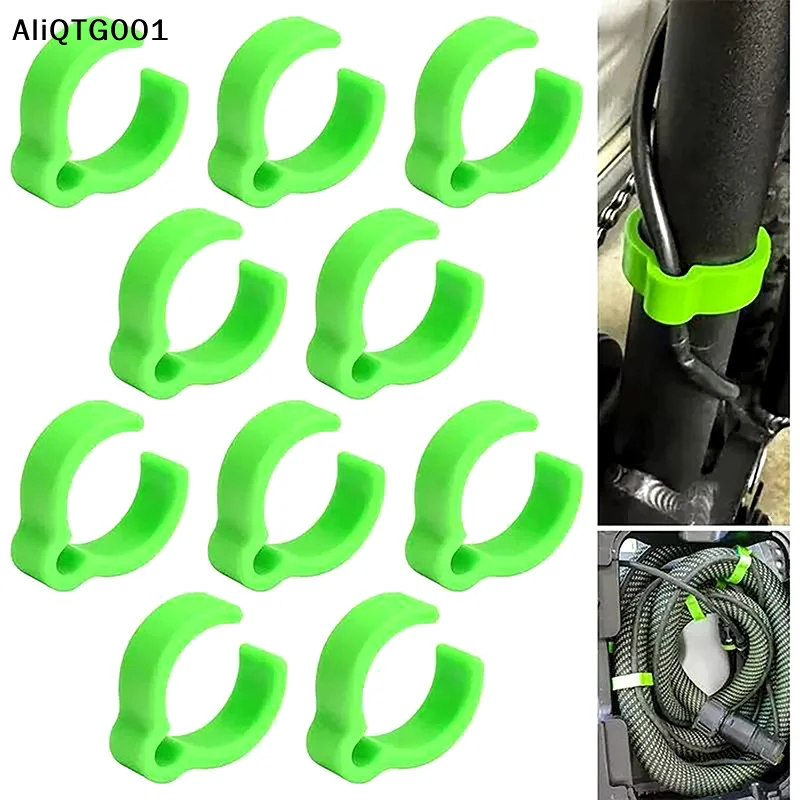 

10 шт. мягких хомутов для шлангов пылесоса, аксессуар для пылесоса, зажим для шланга для домашнего использования