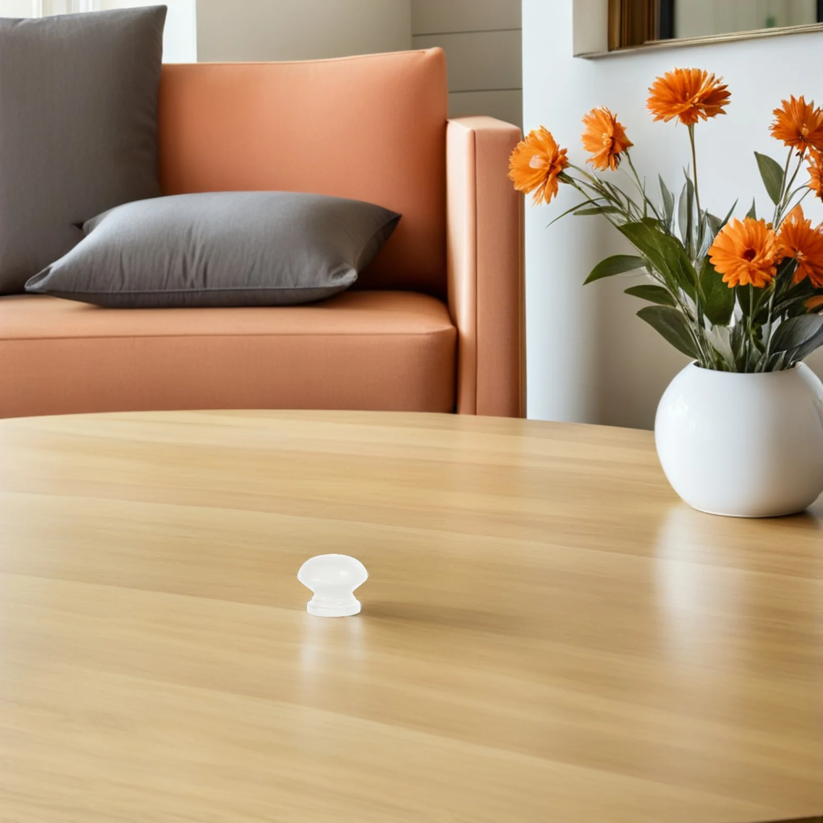 

Wooden Cabinet Knobs Sturdy Wood Pull Mushroom Shape Drawer Hardware For Kitchen Cupboards Dresser Drawers Farmhouse Style